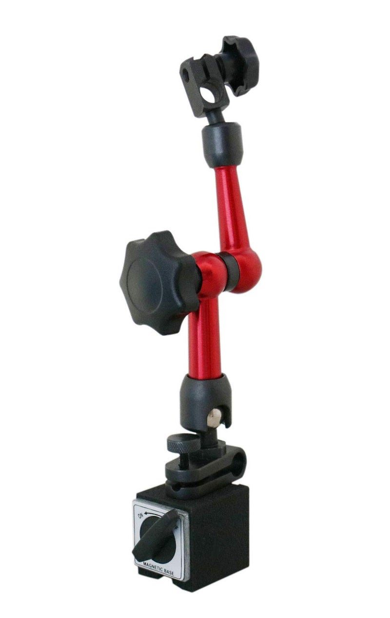Accusize Industrial Tools 0-1'' by 0.001'' Dial Indicator, 0.03'' by 0.0005'' and 1 Magnetic Base Professional Combo, 0510-0518 - Image 4
